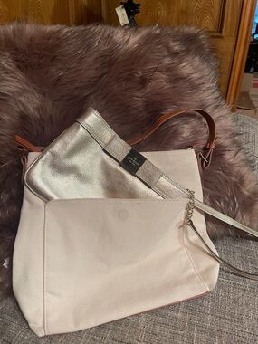 Kate Spade  Blush gold Shoulder Bag/ includes Universal Thread bag.